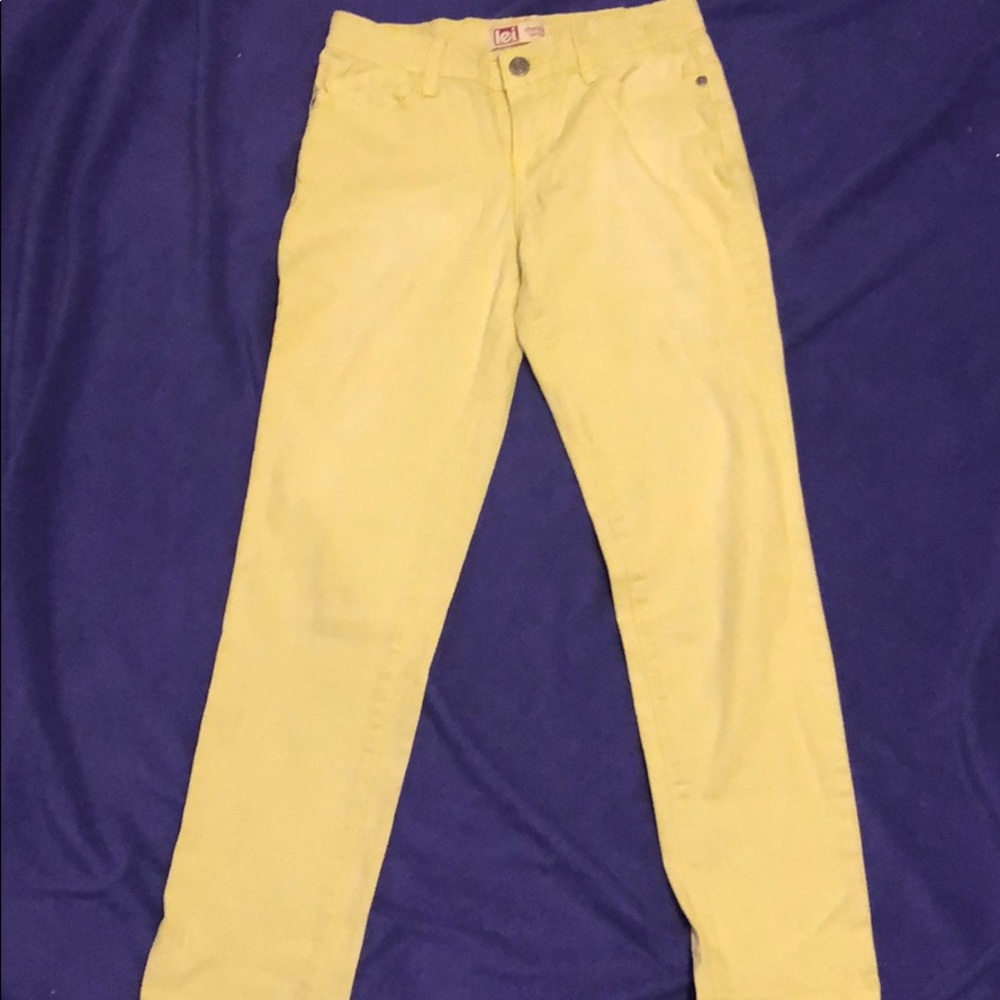 yellow pants